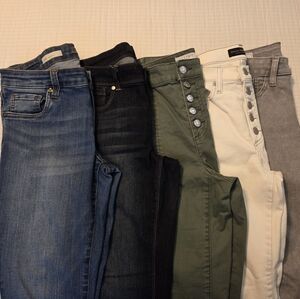 Women's Jeans Collection. 5 Piece Bundle. Size 6 Petite.